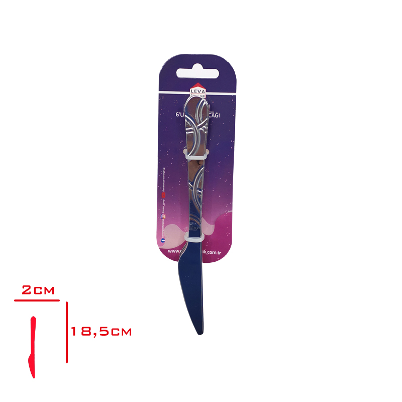 PASTA BICAGI HILAL 6 LI KARTELALI LV-3287