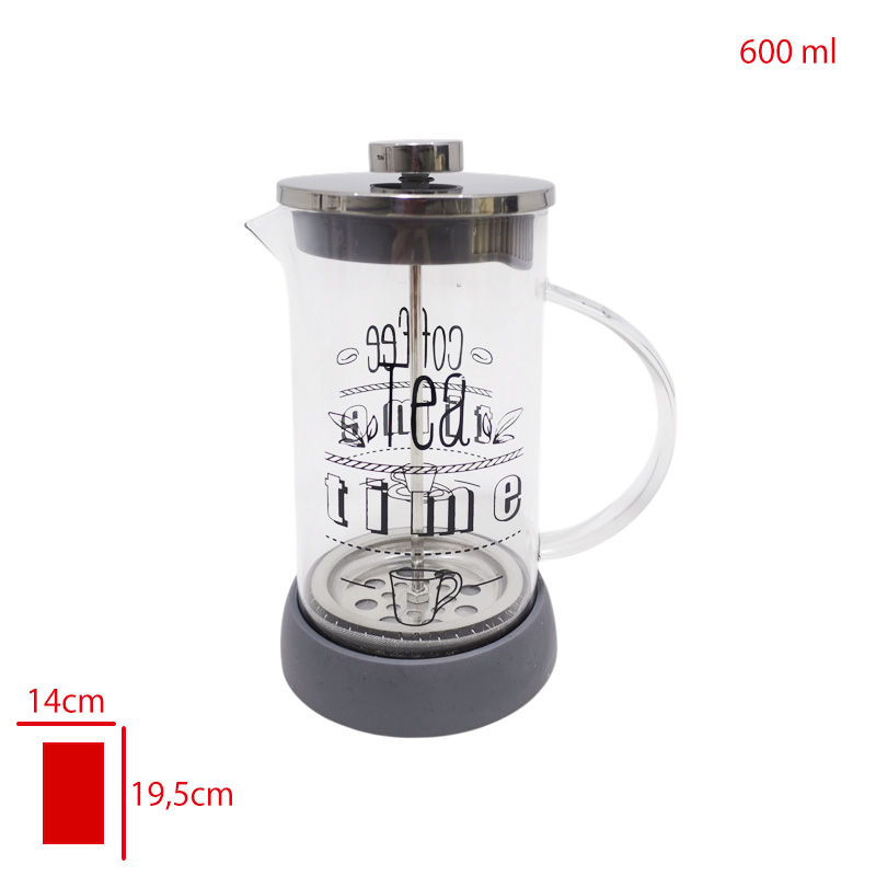 PABLITO FRENCH PRESS SILIKON 600 ML PBT-835