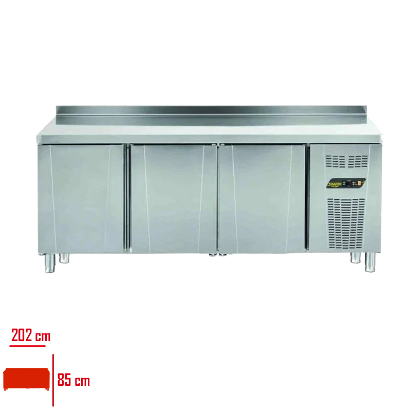NDUSTRIO TEZGAH TIP GASTRONORM BUZDOLABI 3 KAPILI TPG-73