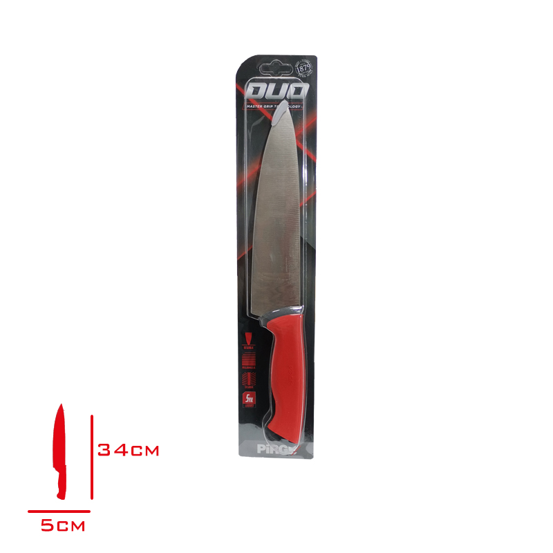 PIRGE DUO SEF BICAGI NO:2 KIRMIZI 21 CM 34161-02