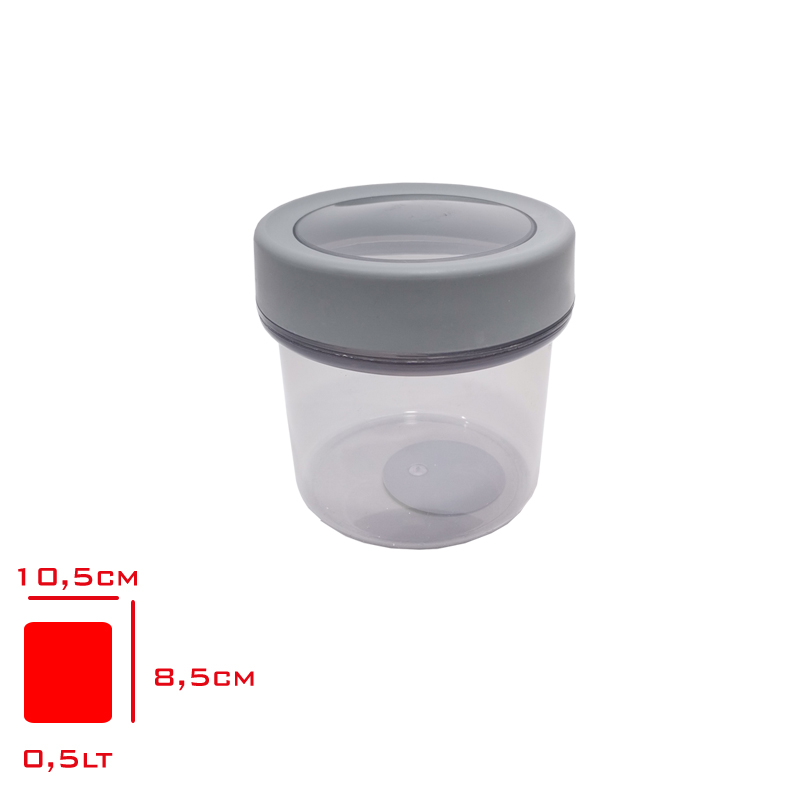 FOLY YUVARLAK SAKLAMA KABI 500 ML BNM-7017