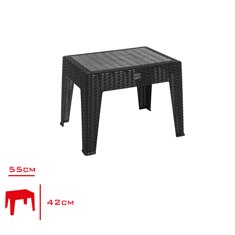 COMFORT SEHPA RATTAN SARDUNYA ANTRASIT CT074