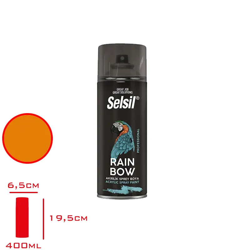 SELSIL SPREY BOYA TURUNCU 400 ML TAB-408