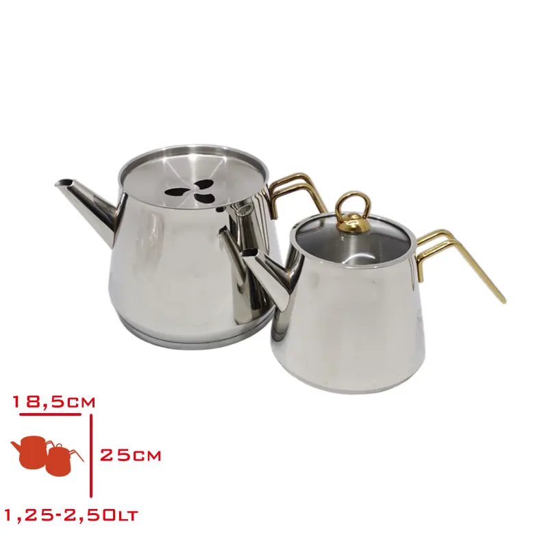 AKDENIZ CAYDANLIK AILE ALTIN KULP PIRAMIT 304 AKD508