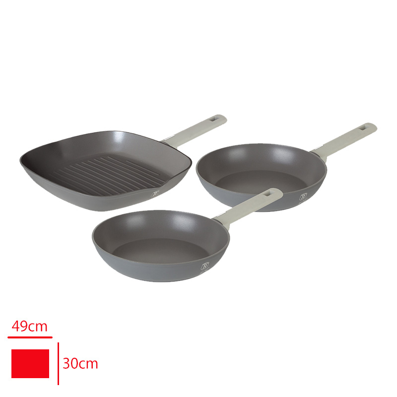 BERLINGER HAUS TAVA SETI 3 LU GRI 7076N 3,2 MM