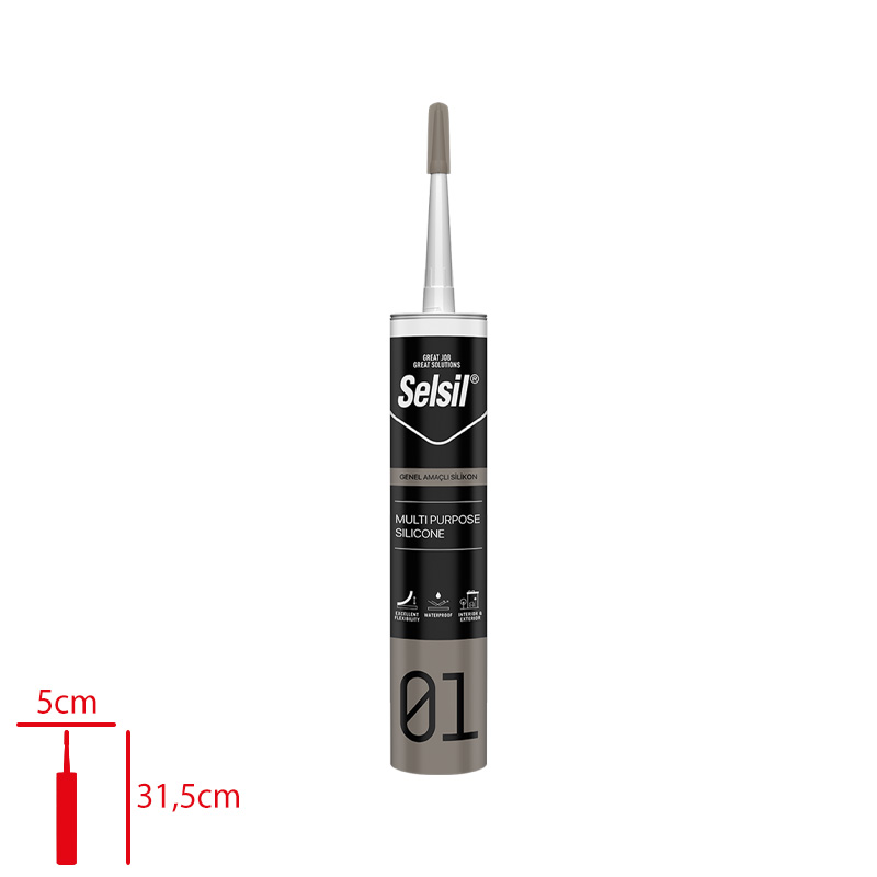 SELSIL GENEL AMACLI SILIKON BEYAZ 280 GR