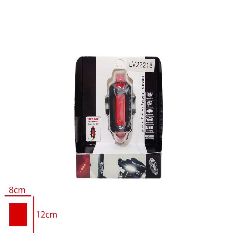 BISIKLET ARKA STOP LED SARJLI LV-22218/22128