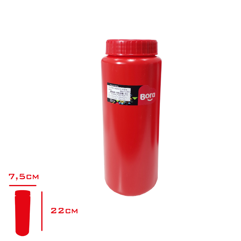 BORA BAHARATLIK SISE GENIS KAPAKLI 950 ML KIRMIZI BO-2198