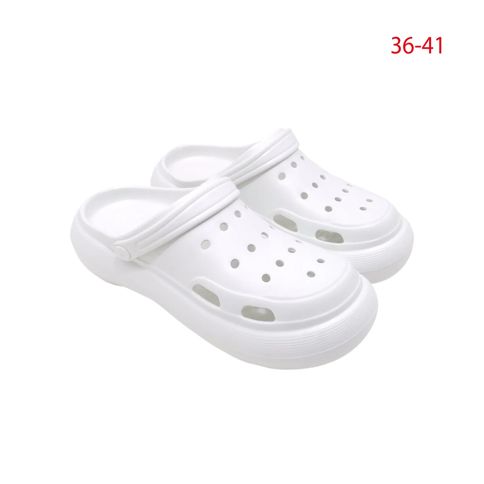 LILY ZENNE TERLIK BEYAZ CROCKS 36-41