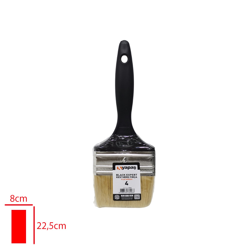 KESTIRME BOYA FIRCASI SAPLI SIYAH NO:4 6006