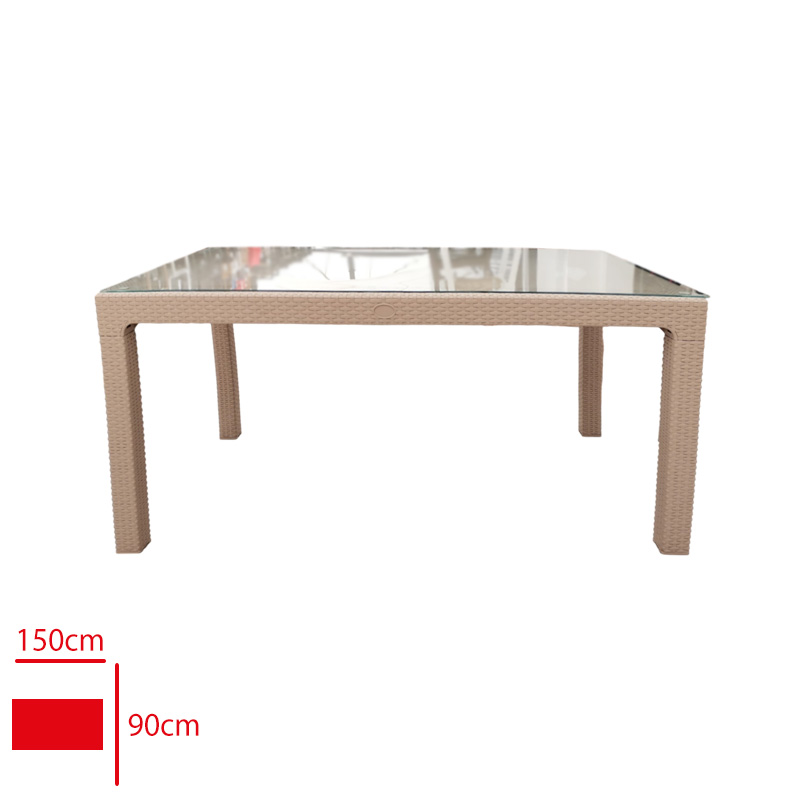 FAVORY MASA RATTAN 90*150 CAMLI CAPPUCINO