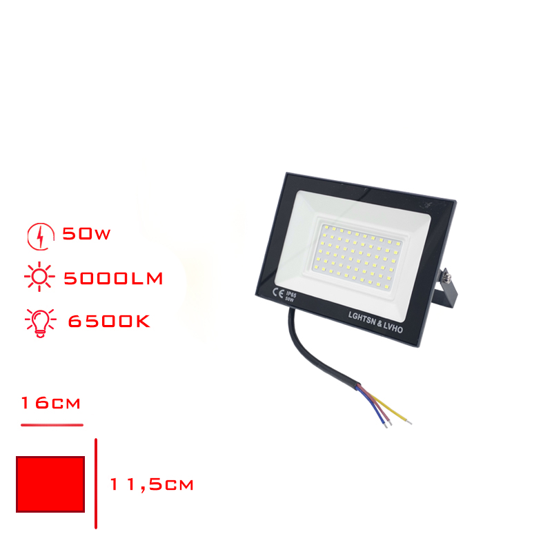PROJEKTOR LED SLIM 50W BEYAZ ISIK LV-3147 / 6
