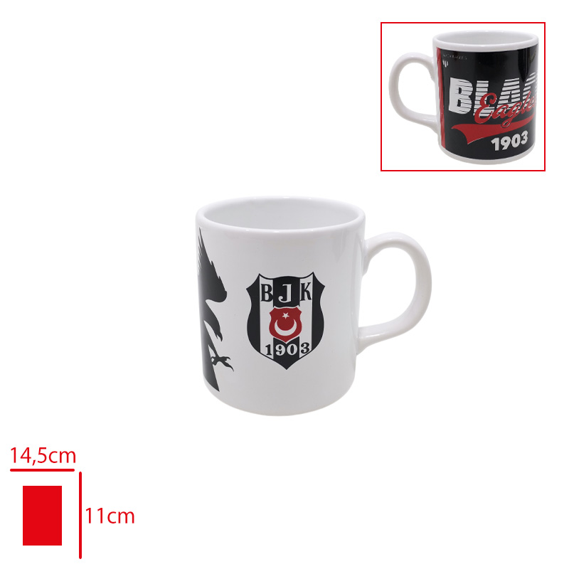 MGM SERAMIK KUPA BJK MUG10-01