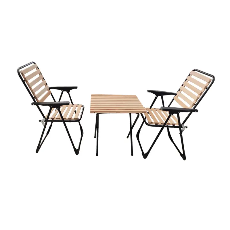 AHSAP BISTRO SET 2 SANDALYE + 1 MASA