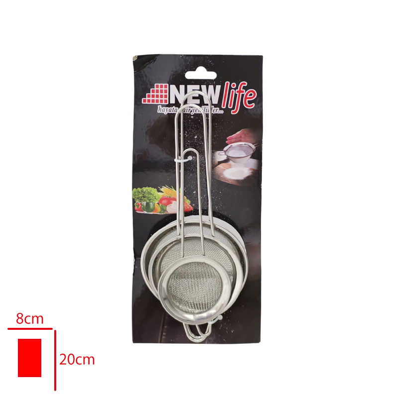 SUZGEC METAL KUCUK BOY 3 LU CLKN-758