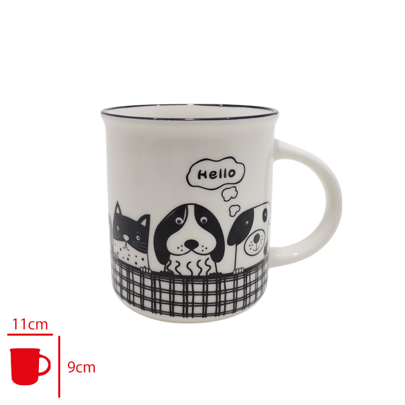 PORSELEN KUPA BARDAK ANIMAL 300 ML LV-41020