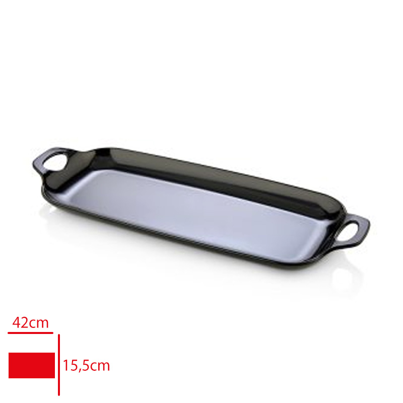 ATLAS KAYIK KULPLU BUYUK SIYAH 15,5X42 CM S902