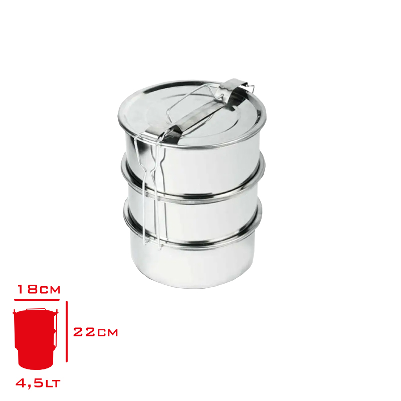 ULUTAS SEFER TASI TEL KULP 3 LU 4,5 LT 16 CM END-SFR-040