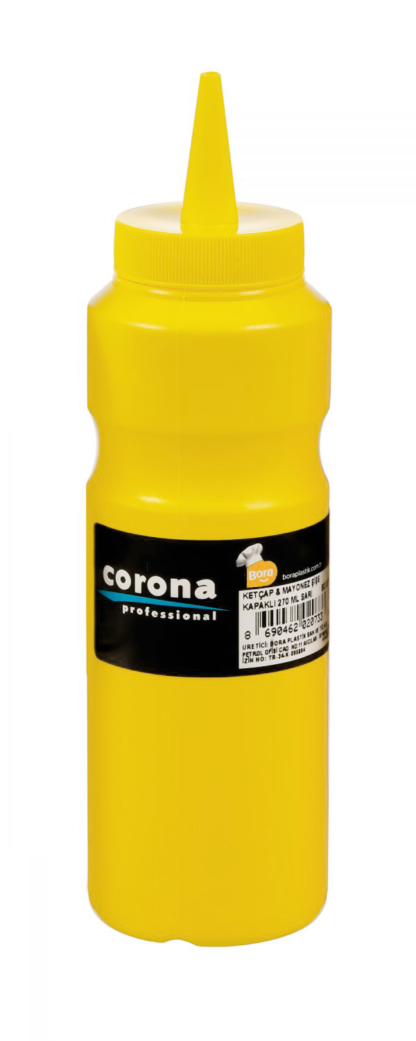 BORA MAYONEZ & KETCAP SISE KAPAKLI 270 ML SARI BO-2073