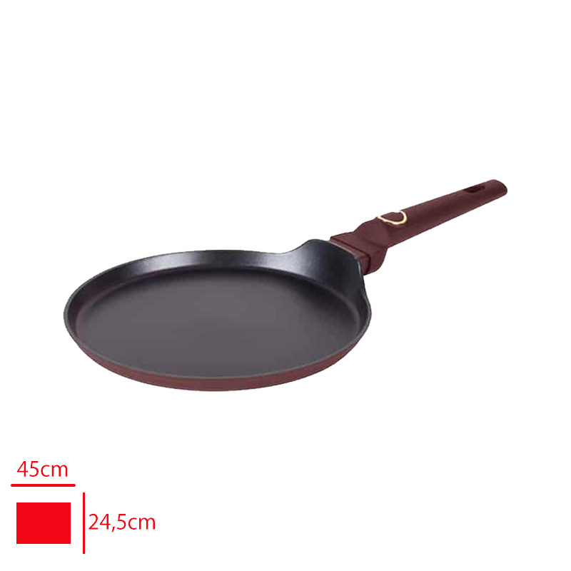 BERLINGER HAUS PANKEK TAVASI 25 CM BORDO 8025 3,2 MM