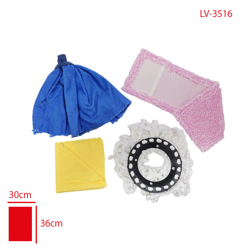 X-LARGE FIRSAT PAKETI LV-3516 (DONERLI YEDEK MOP/NEMLI MOP 40CM/MIKROFIBER MOP/MIKRO BEZ