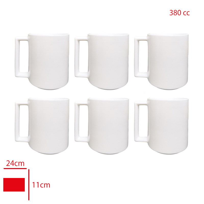 ARC CAM MUG BARDAK OPAL A LA BONNE PLAIN 6 LI 380 CC Q8644