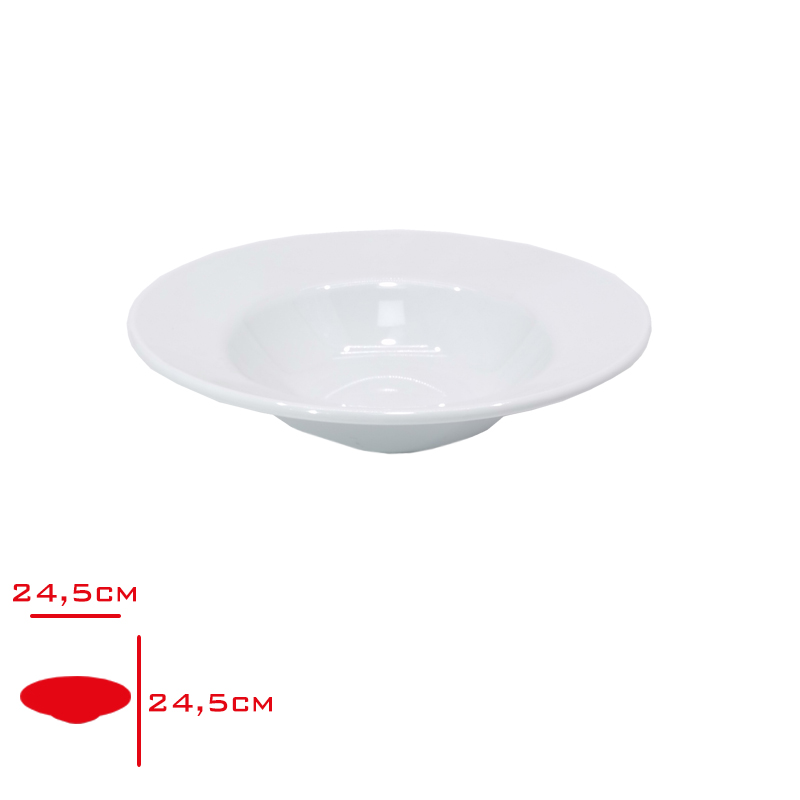 ATLAS SPAGETTI KASESI BEYAZ 25 CM 339.BE