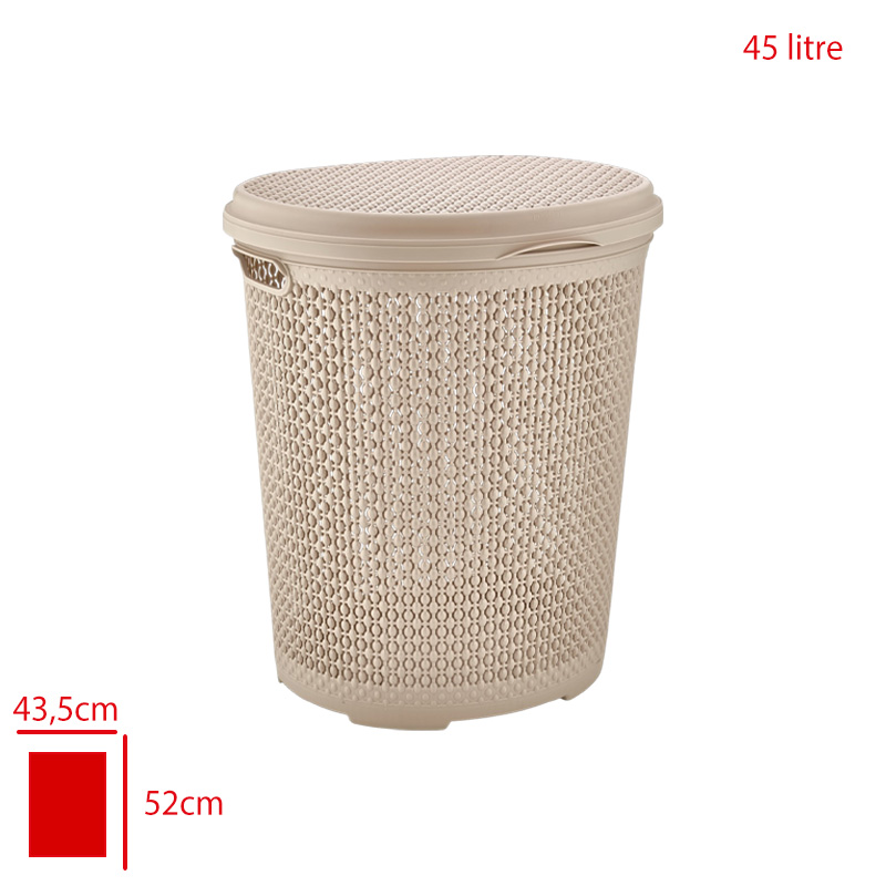 BURSEV INCI KIRLI CAMASIR SEPETI 55 LT 2131 01