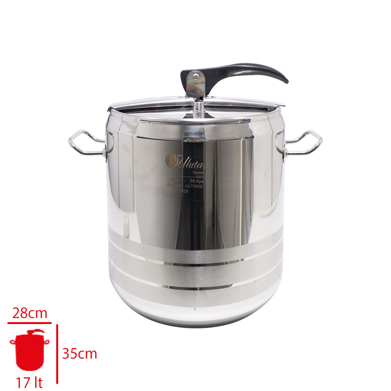ULUTAS GASTRO DUDUKLU TENCERE 17 LT 430 CLK-DDK-227