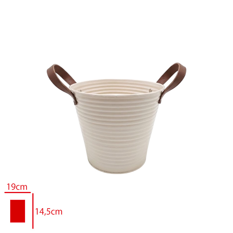 METAL SAKSI DERI KULPLU 12CM LV-75185