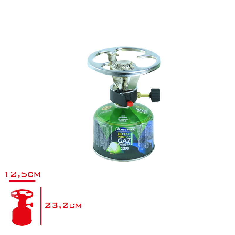 ORCAMP KARTUS OCAK SET CAKMAKLI TUPLU 230 GR CK-192-230