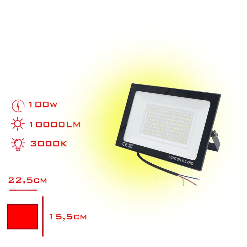 PROJEKTOR LED SLIM 100W SARI ISIK LV-3148 / 3