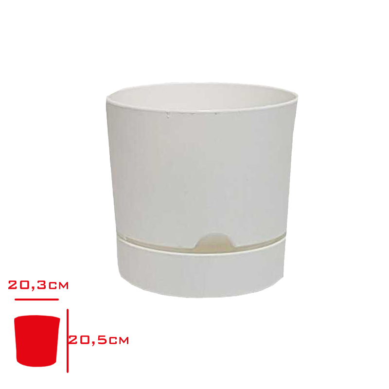 POLIWORK SAKSI BEGONYA 21 CM BEYAZ B-21BY