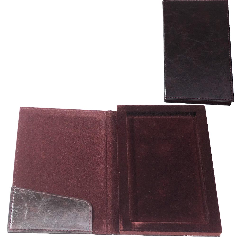 HESAP SUMENI SANDIKLI 14*20 CM 10012-S05 BORDO