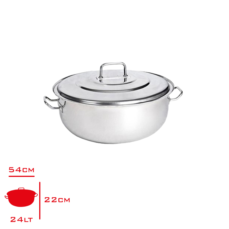 KAPP HELVANE TENCERE KAPAKLI 24 LT 40*17 30014017