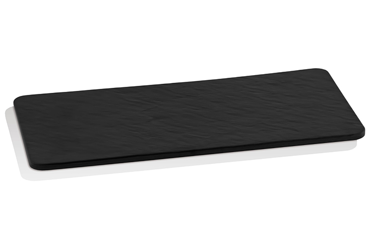 ATLAS ACIK BUFE PANO SUNUM SIYAH MAT 17,5X32,5 CM S741