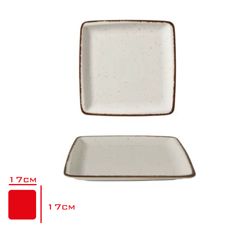 GURAL GBS ORLANDO DUZ TABAK 17X17 CM SIDE KAHVE GBSORD17X17DU58KH