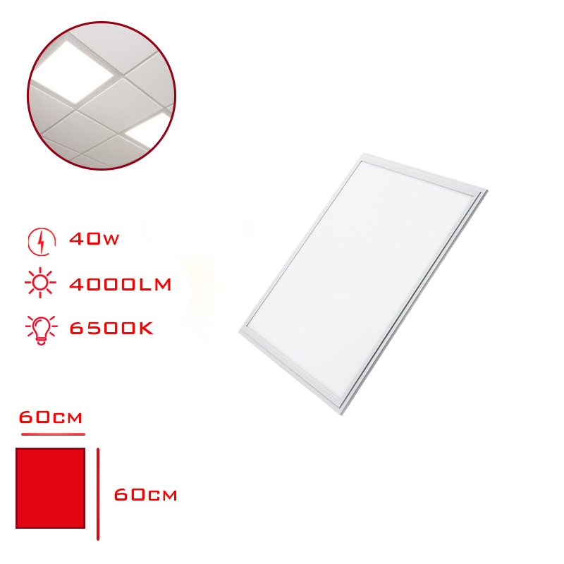LED PANEL KARE SIVA ALTI 40W 60*60 BEYAZ ISIK LV-3100 / 6
