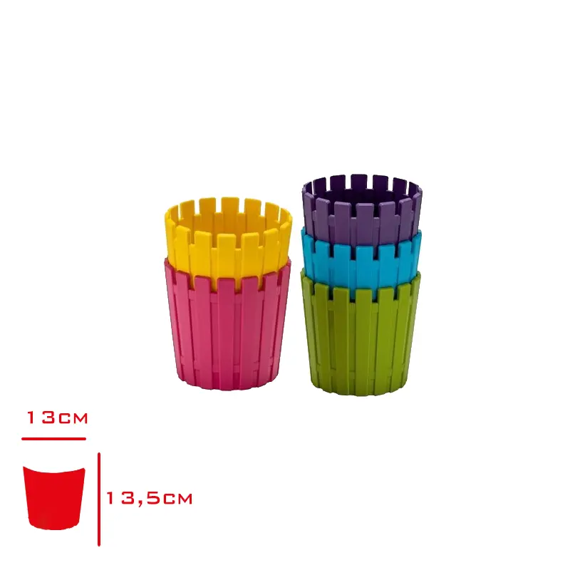 POLIWORK KAKTUS SAKSI AKASYA 13 CM MIX A-O13-P