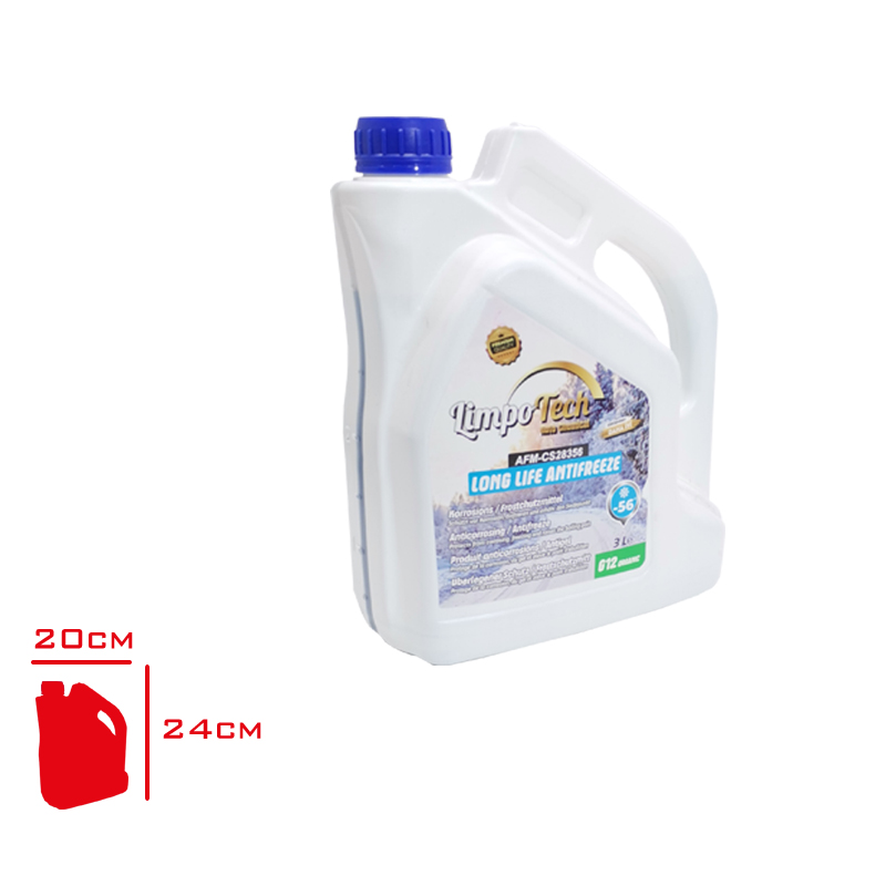 ANTIFRIZ KIRMIZI/MAVI -56 DERECE 3 LT