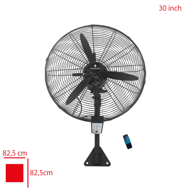 RUBENIS VANTILATOR 3 PERVANE SANAYI TIPI DUVAR 30 INCH 76 CM RBN.RBSR-95
