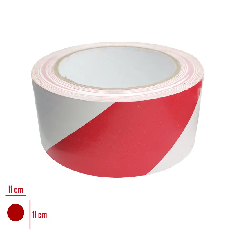 YER ISARETLEME BANDI KIRMIZI BEYAZ 50*30 MT