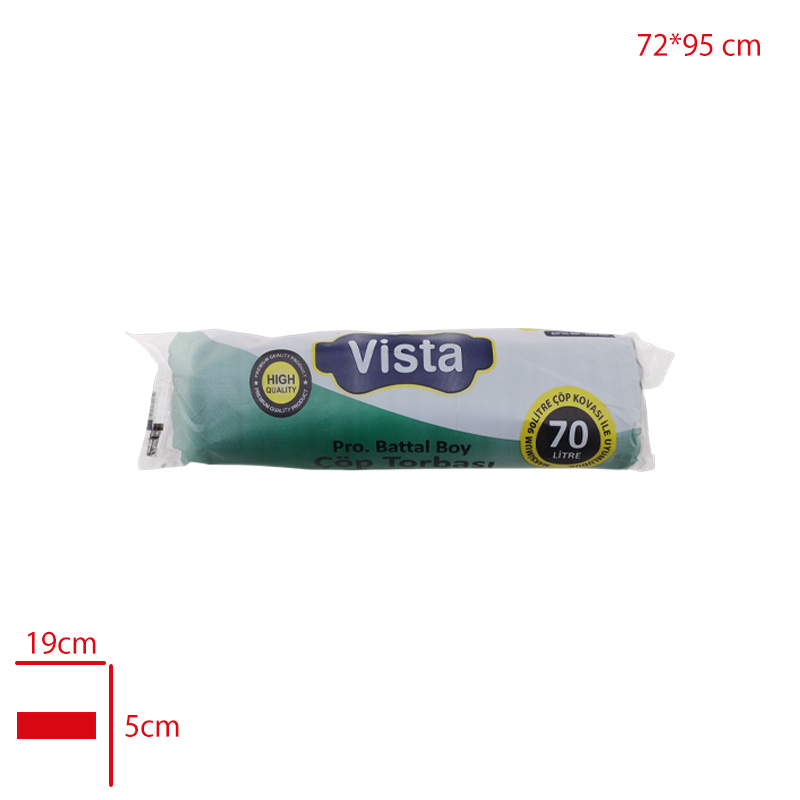 VISTA COP TORBASI EKONOMIK BATTAL 10 LU 72*95 CM 120 GR
