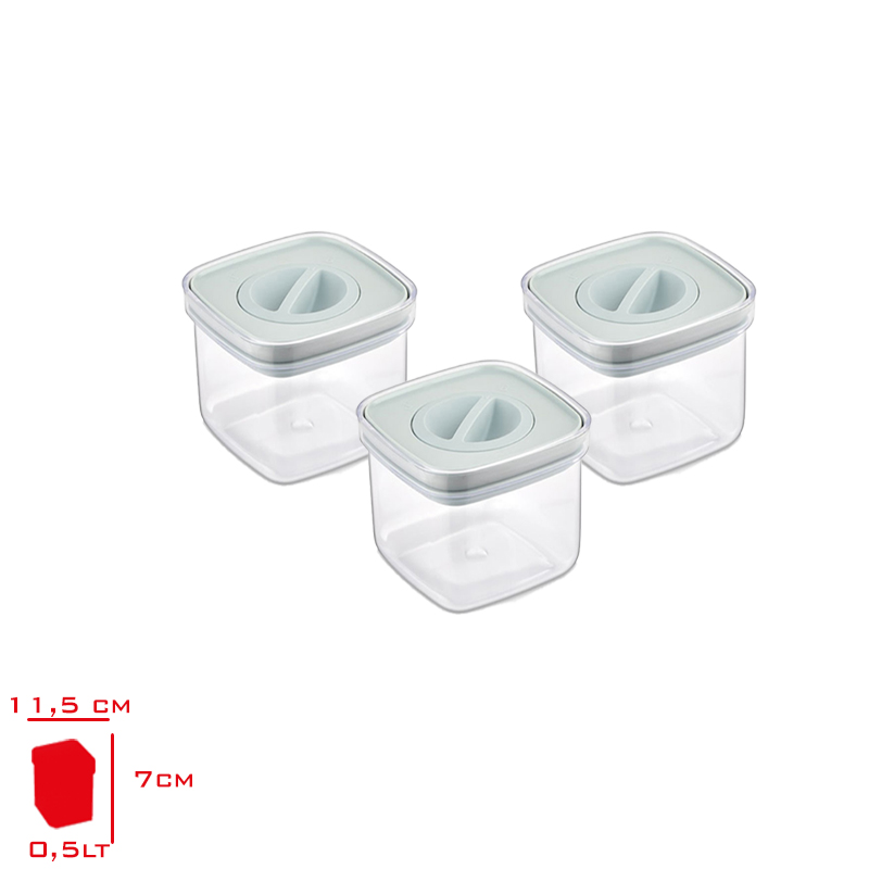 ORGANIZERS SAKLAMA KABI PROO SIZDIRMAZ 3 LU 0,50 LT ORG-100-3