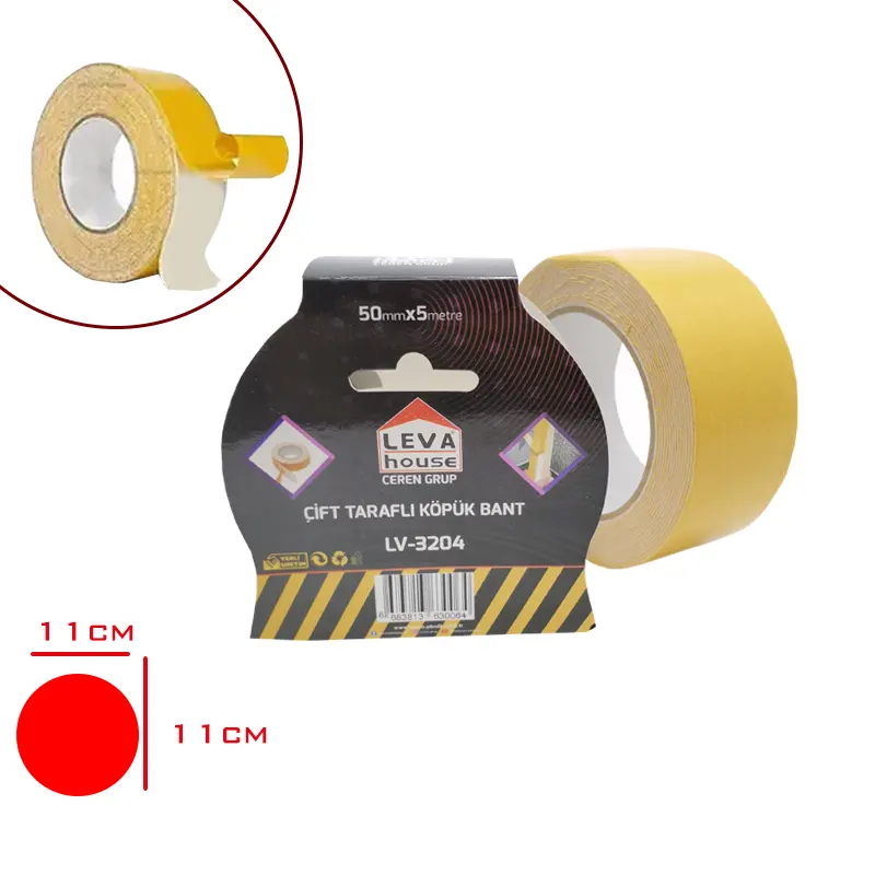 CIFT TARAFLI KOPUK BANT 50*5 MT LV-3204