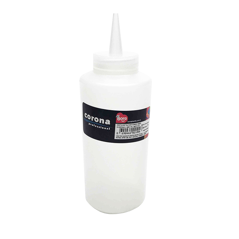 BORA MAYONEZ & KETCAP SISE KAPAKLI 420 ML SEFFAF BO-2100