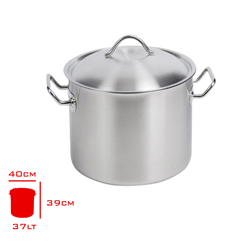 YURUK SILINDIR TENCERE KAPAKLI 37 LT 36X36 CM 10413636