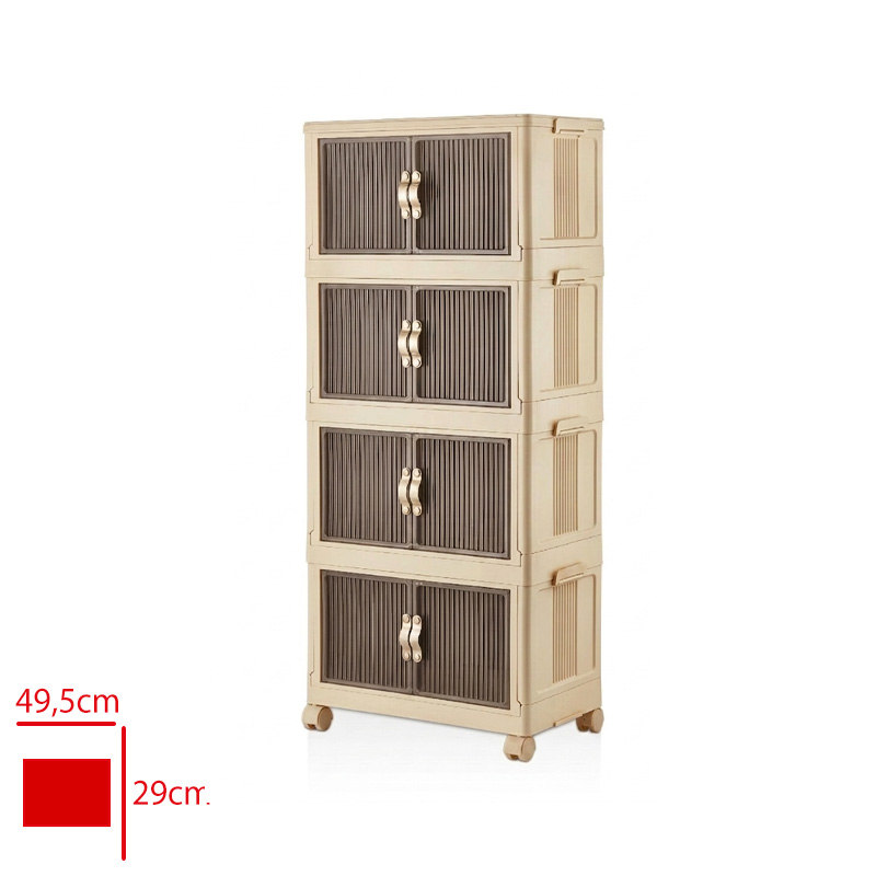 BARONES PORTATIF KATLANIR DOLAP 4 KATLI 11009