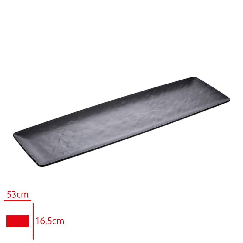 ATLAS ACIK BUFE SUNUM ROYAL SIYAH MAT 53X16,5 CM S463