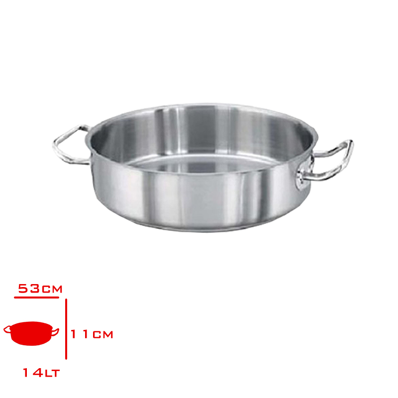 YURUK TAVA CIFT SAPLI 14 LT 40X11 CM 10214011